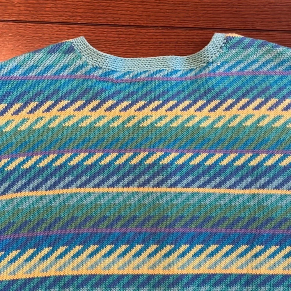 Vintage Talbots Petites Cardigan. Large petite. Spring colors.